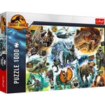 Puzzle 1000 elementów Na tropie dinozaurów Jurassic Park