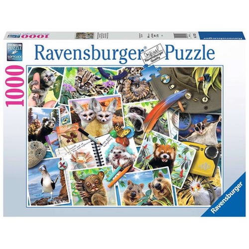 Puzzle 1000 elementów Zwierzaki w podróży