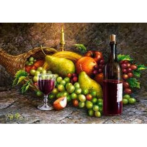 Puzzle 1000 Fruit and Wine CASTOR