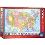 Puzzle 1000 Map of the United States 6000-0788