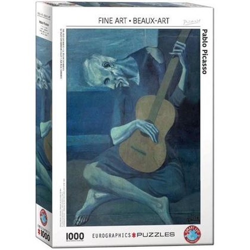 Puzzle 1000 Starzec grający na gitarze, Picasso