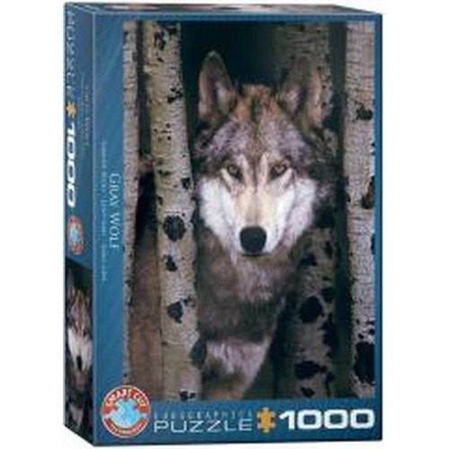 Puzzle 1000 Szary wilk