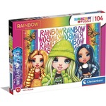 Puzzle 104 elementy Brilliant Rainbow High