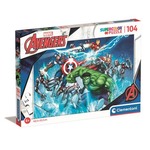 Puzzle 104 super kolor Marvel Avengers 25744