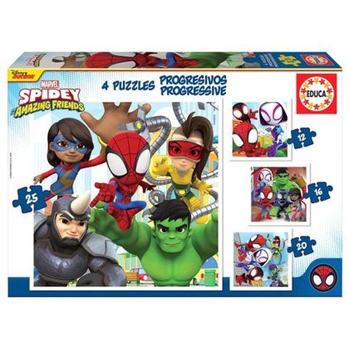 Puzzle 12+16+20+25 Spidey i Super-Kumple G3