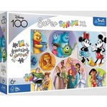 Puzzle 160 Super Shape XL Kolorowy świat Disney