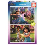 Puzzle 2 x 100 el. Nasze magiczne Encanto - Disney