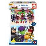 Puzzle 2 x 20 el. Spidey i Super-Kumple