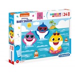 Puzzle 24 elementów Maxi Super kolor Baby Shark