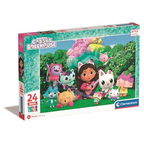 Puzzle 24 maxi super color Gabby\'s dollhouse 28520