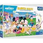 Puzzle 24 Super Maxi Mickey w wesołym miasteczku