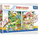 Puzzle 2x10 Baby Maxi Poznaj Bobaski TREFL