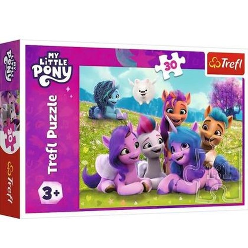 Puzzle 30 Przyjacielskie Koniki Pony TREFL