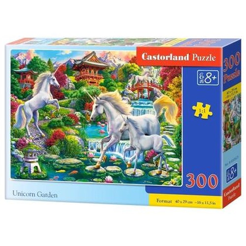 Puzzle 300 Unicorn Garden CASTOR