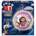 Puzzle 3D 72 Świecąca Kula: Koci Domek Gabi