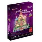 Puzzle 3D Katedra Świętego Bazyla LED