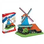 PUZZLE 3D Wiatrak Holenderski Zestaw XL