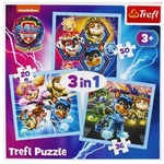 Puzzle 3w1 Moc Mighty Pups TREFL