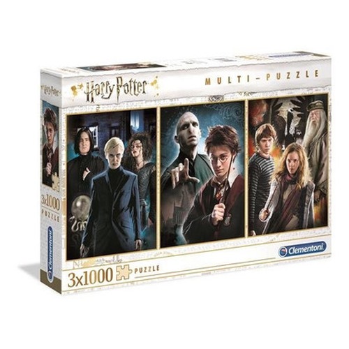 Puzzle 3x1000 elementów Harry Potter 