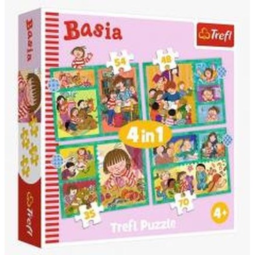 Puzzle 4w1 Przygody Basi TREFL