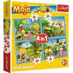 Puzzle 4w1 Przygody Pszczółki Mai TREFL