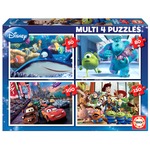 Puzzle 50 el. + 80 el. + 100 el. + 150 el. Bohaterowie bajek (Disney / Pixar)