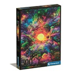 Puzzle 500 Color Boom Psychedelic Jungle Sunrise