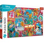 Puzzle 500 Disney: Na przestrzeni lat TREFL