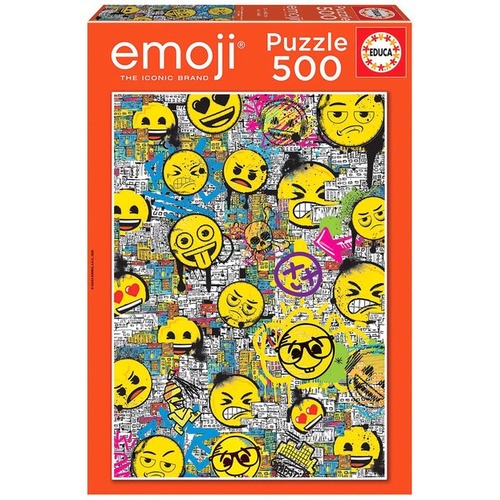 Puzzle 500 el. Graffiti Emoji