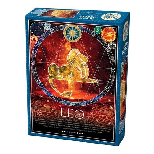 Puzzle 500 el. Znaki zodiaku: Lew