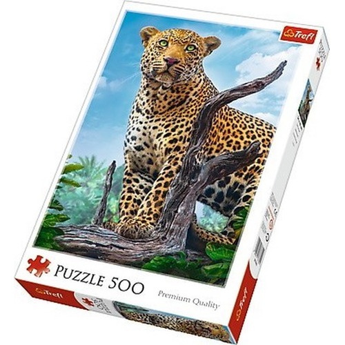 Puzzle 500 elementów - Dziki lampart