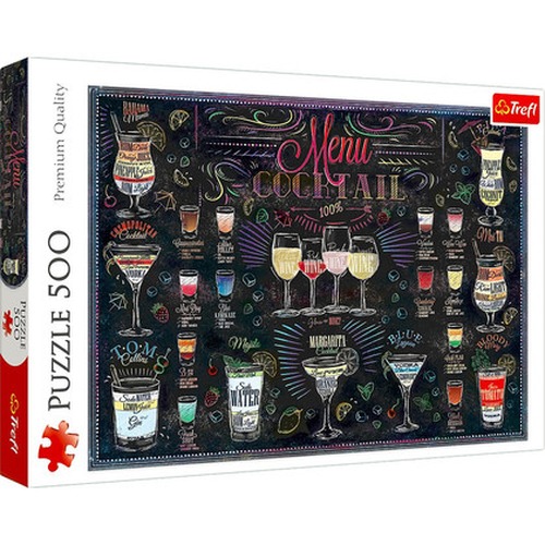 Puzzle 500 elementów Karta drinków