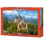 Puzzle 500 elementów Widok na zamek Neuschwanstein Niemcy