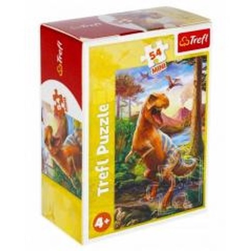 Puzzle 54 mini Niesamowite dinozaury 4 TREFL