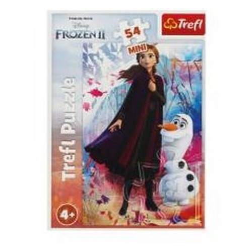 Puzzle 54 mini W świecie Anny i Elsy 1 TREFL