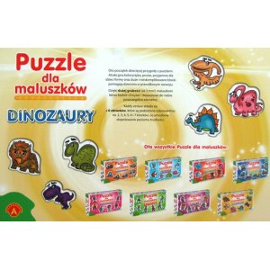 Puzzle dla maluszków - Dinozaury