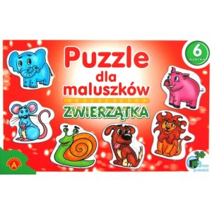 Puzzle dla maluszków - Zwierzątka