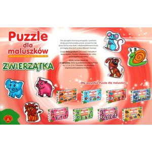 Puzzle dla maluszków - Zwierzątka