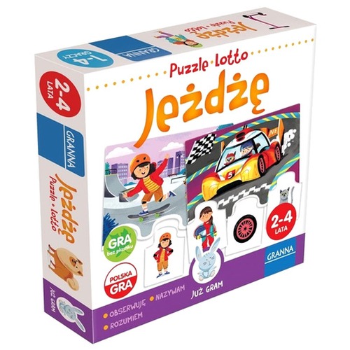 Puzzle Lotto: Jeżdżę