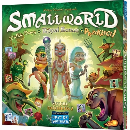 Small World: Zestaw dodatków 2 - Wielkie damy + Royal Bonus + Przeklęci!