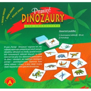 Układanka pamięciowa DINOZAURY dla dzieci