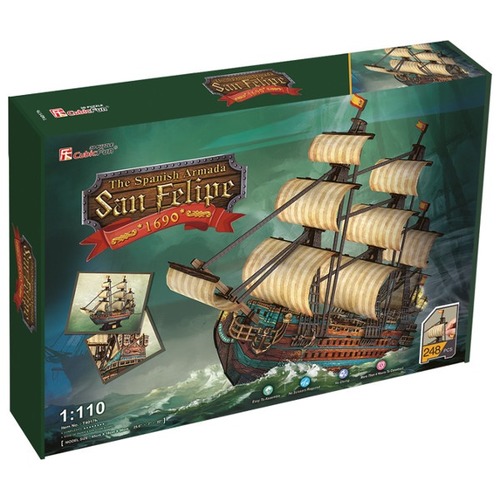 Żaglowiec The Spanish Armada PUZZLE 3D